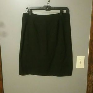 Black suit skirt, size 8.